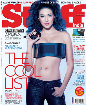 Karishma Kotak puts the  Stuff India Magazine cover on fire !