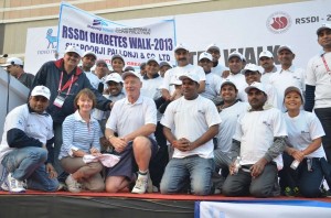 Diabetes awareness walk organized by RSSDI