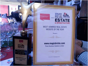 Magicbricks is Most Admired Indian Real Estate Website